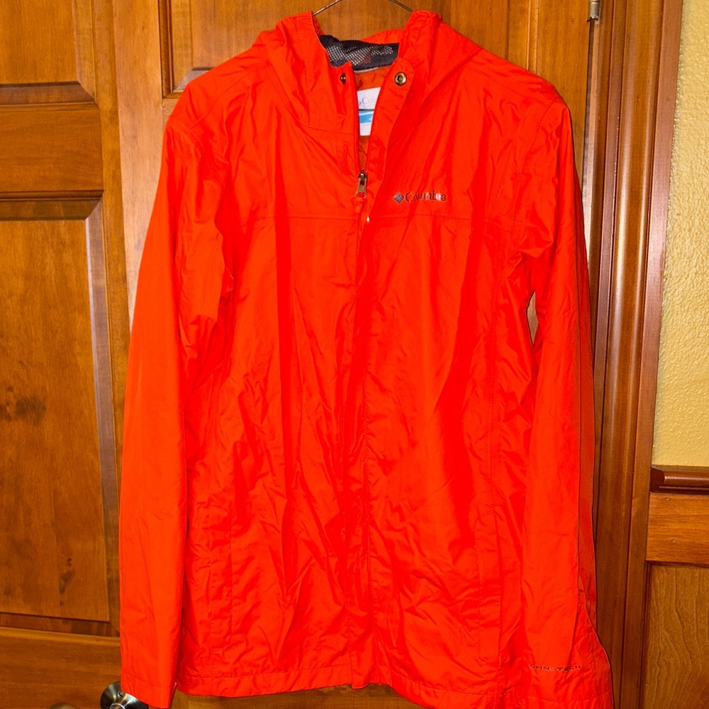 Columbia Bright Orange Hooded Jacket